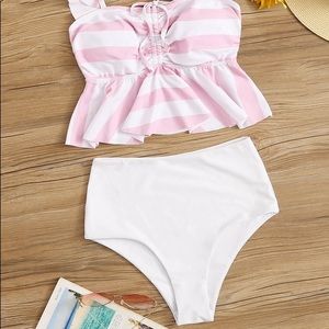 Peplum Tankini swimsuit